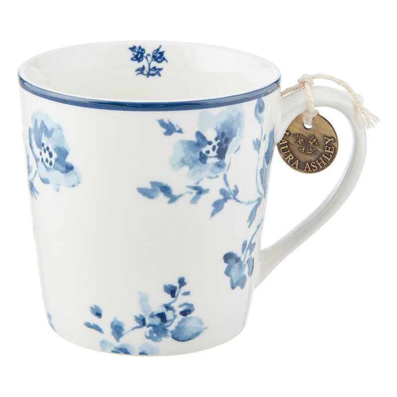 Laura Ashley Porzellanbecher blaue Rose