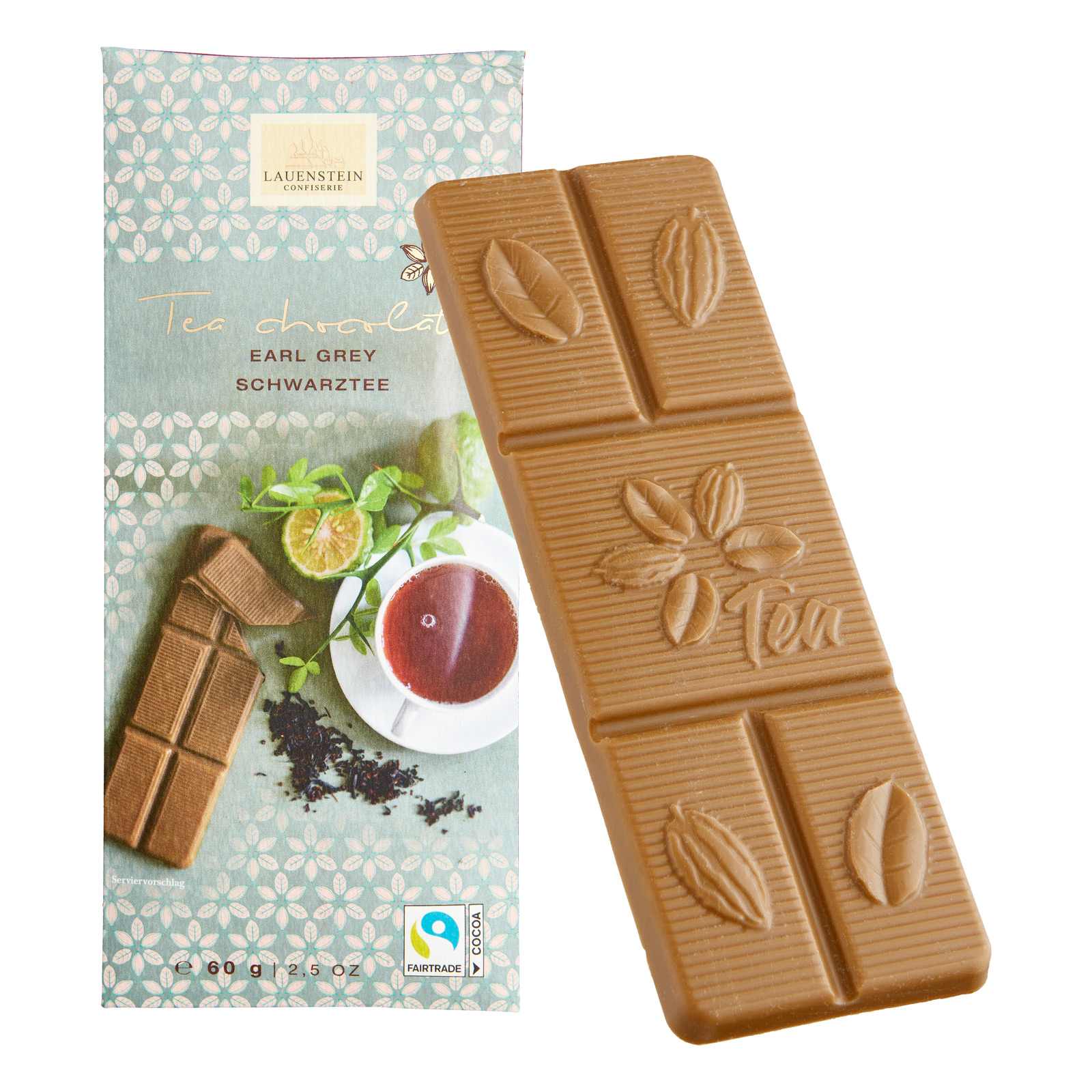 Teeschokolade Earl Grey Lauenstein 60g