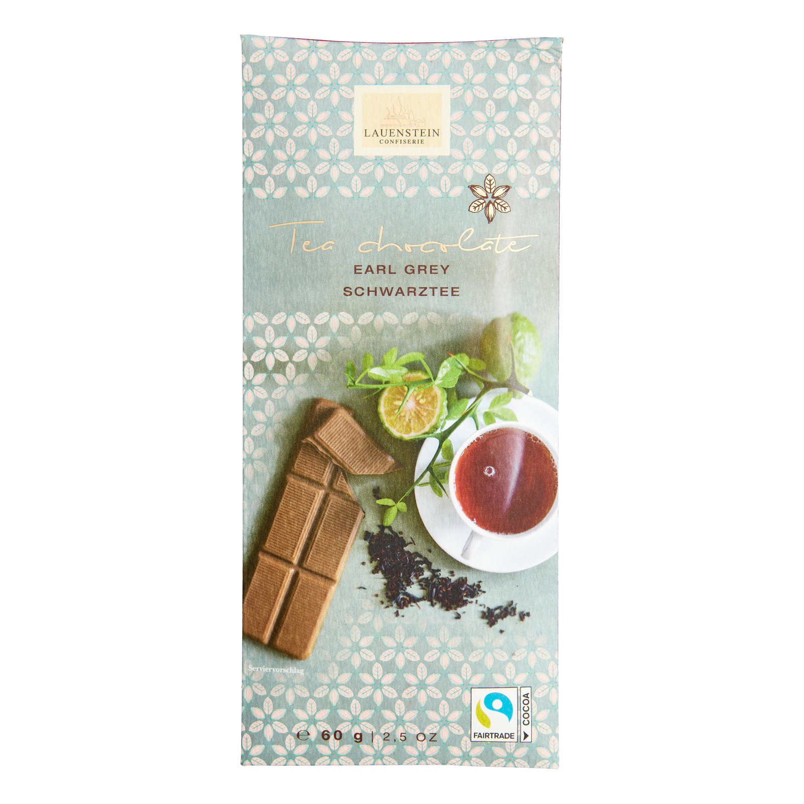 Teeschokolade Earl Grey Lauenstein 60g