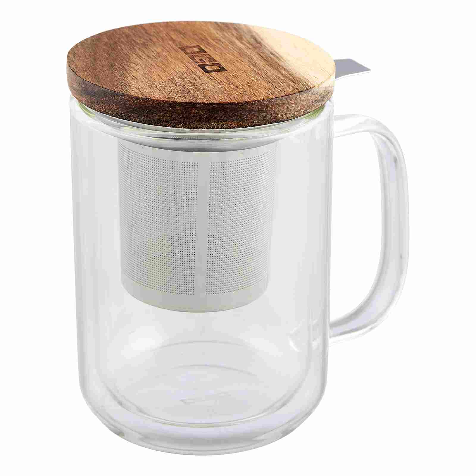 Glasbecher Gustave inkl. Sieb & Deckel