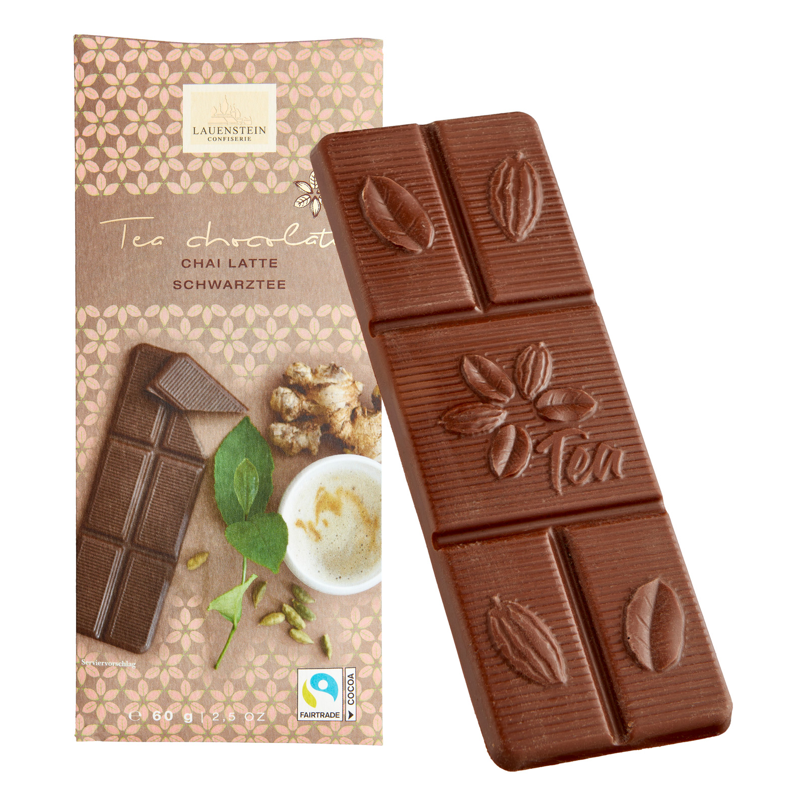 Teeschokolade Chai Latte Lauenstein 60g