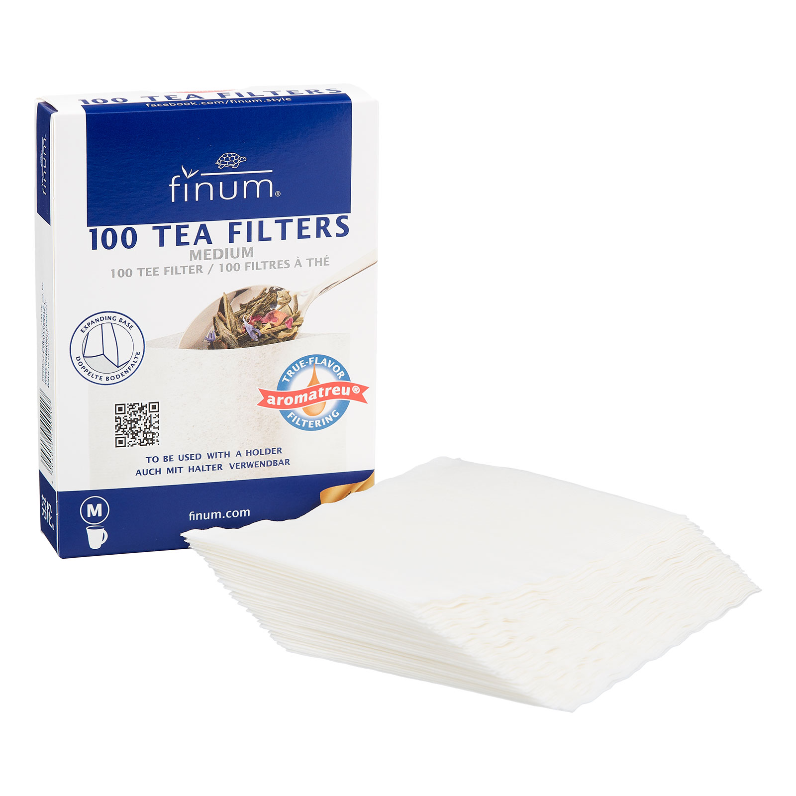 Finum Teefilter mit Bodenfalte