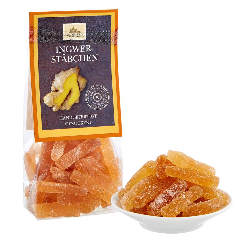 Ingwer Stäbchen gezuckert 150 g