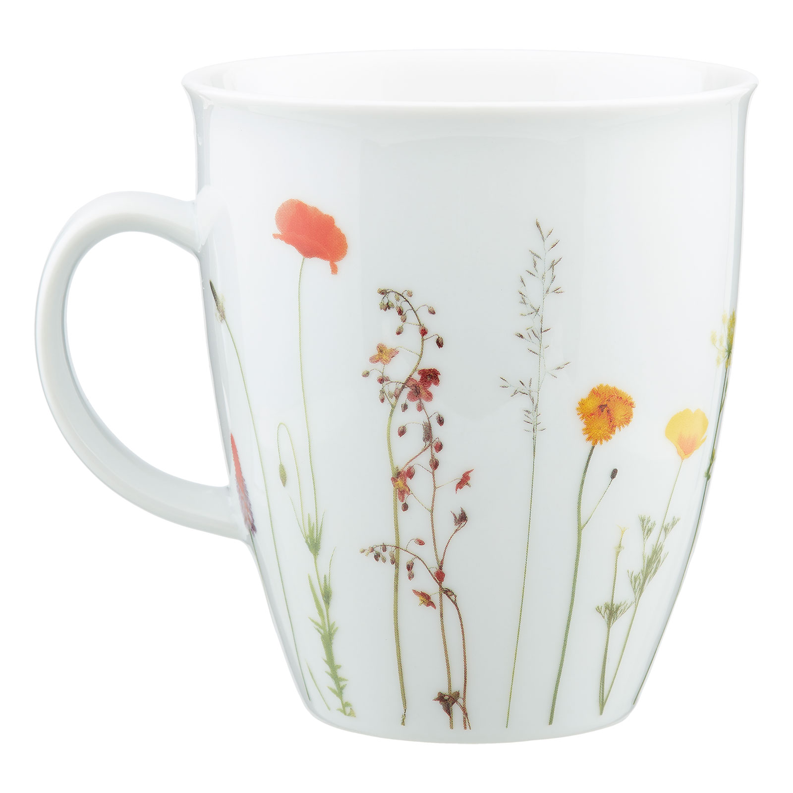 Porzellanbecher mit Motiv Sommerwiese