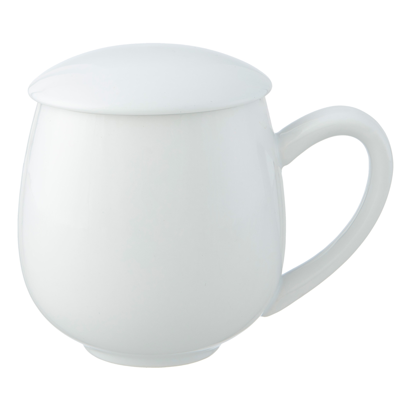 Teebecher Min Bester mit Deckel weiß