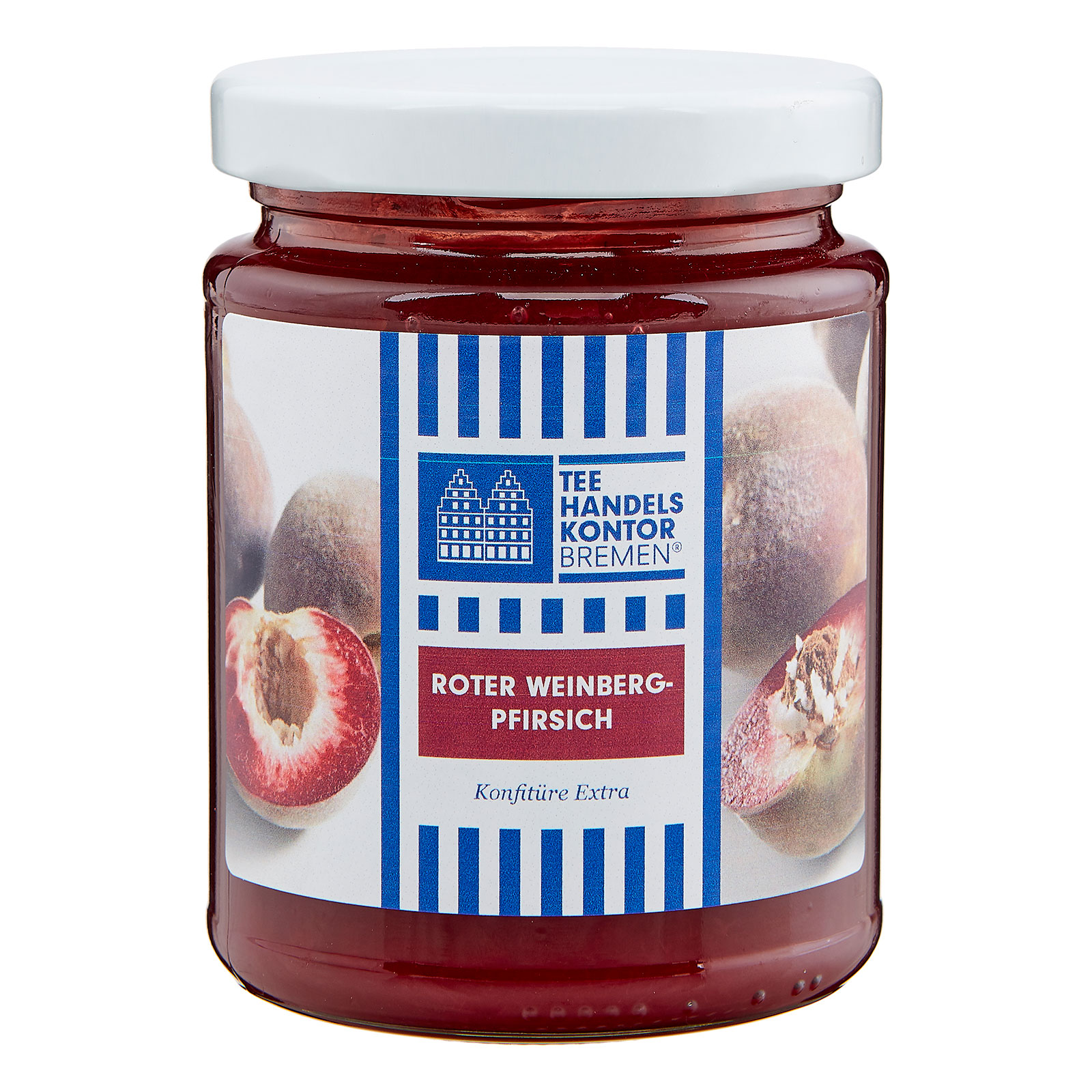 Roter Weinbergpfirsich Konfitüre Extra 250 g