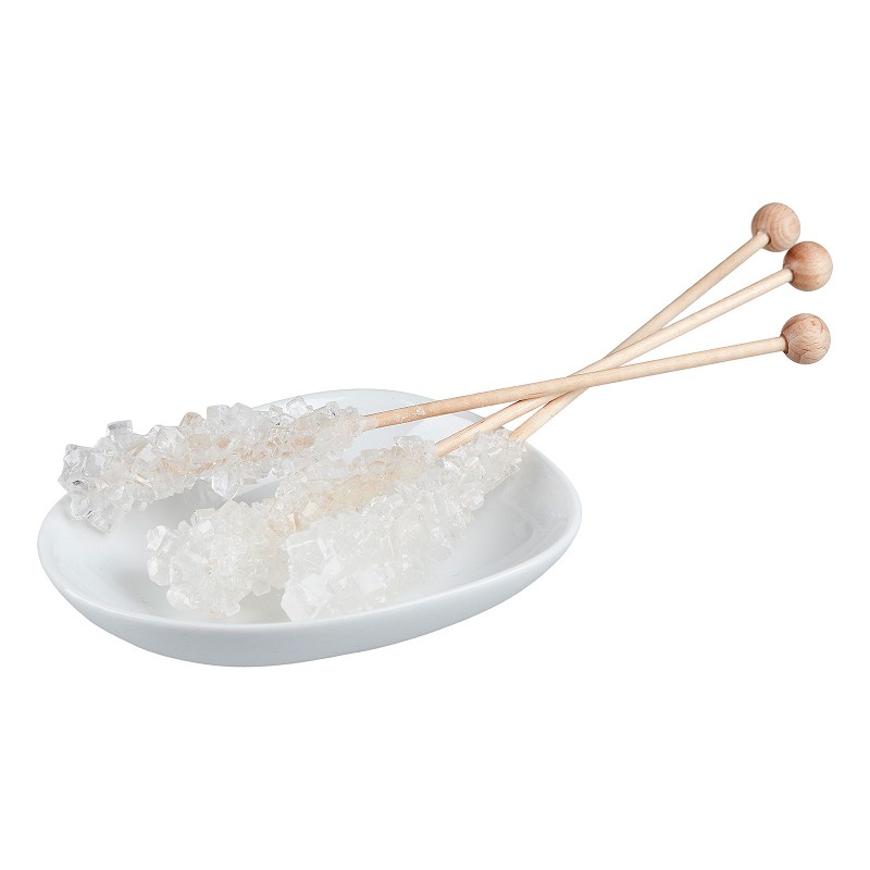 Weiße Kandis-Sticks  (3 Stück)