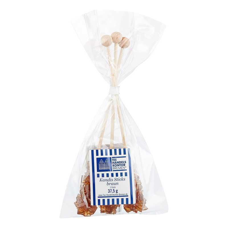 Braune Kandis-Sticks  (3 Stück)