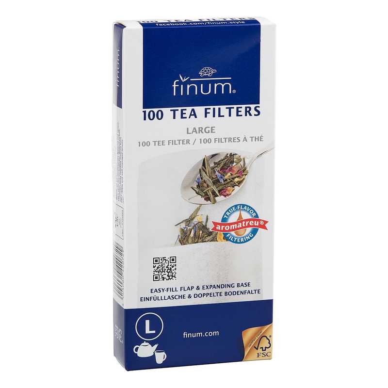 Finum Teefilter extra lang mit Lasche