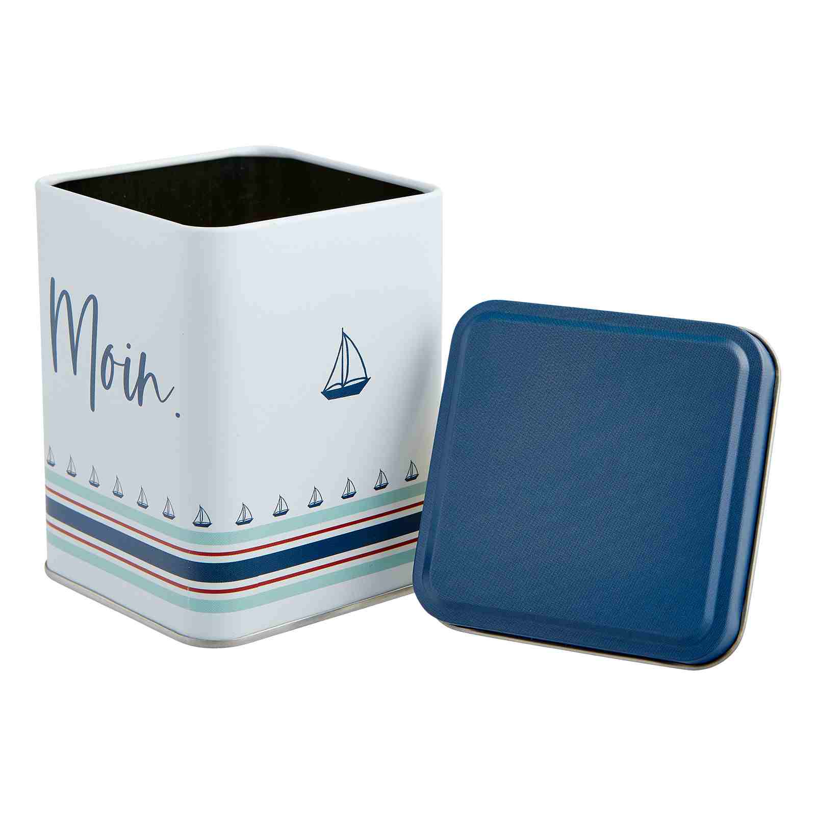 Teedose Marina Stripes "Moin"