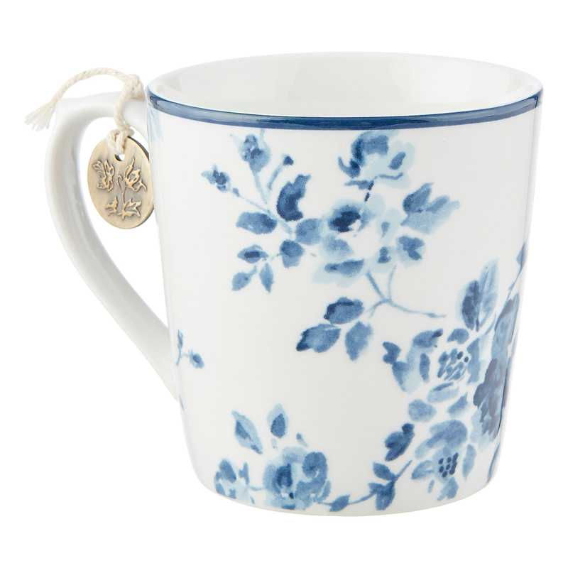 Laura Ashley Porzellanbecher blaue Rose