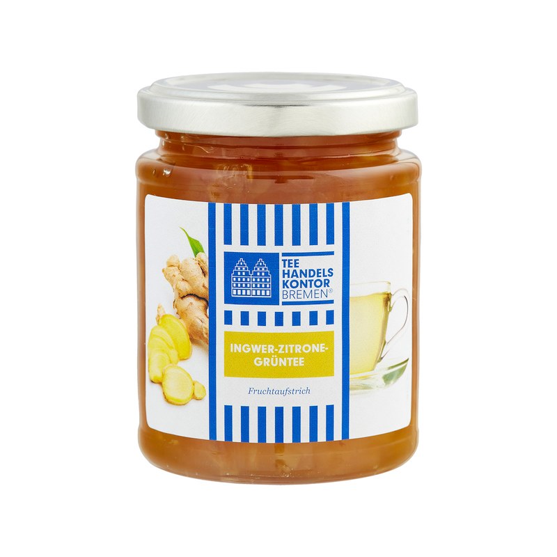 Ingwerfruchtaufstrich Zitrone-Grüntee