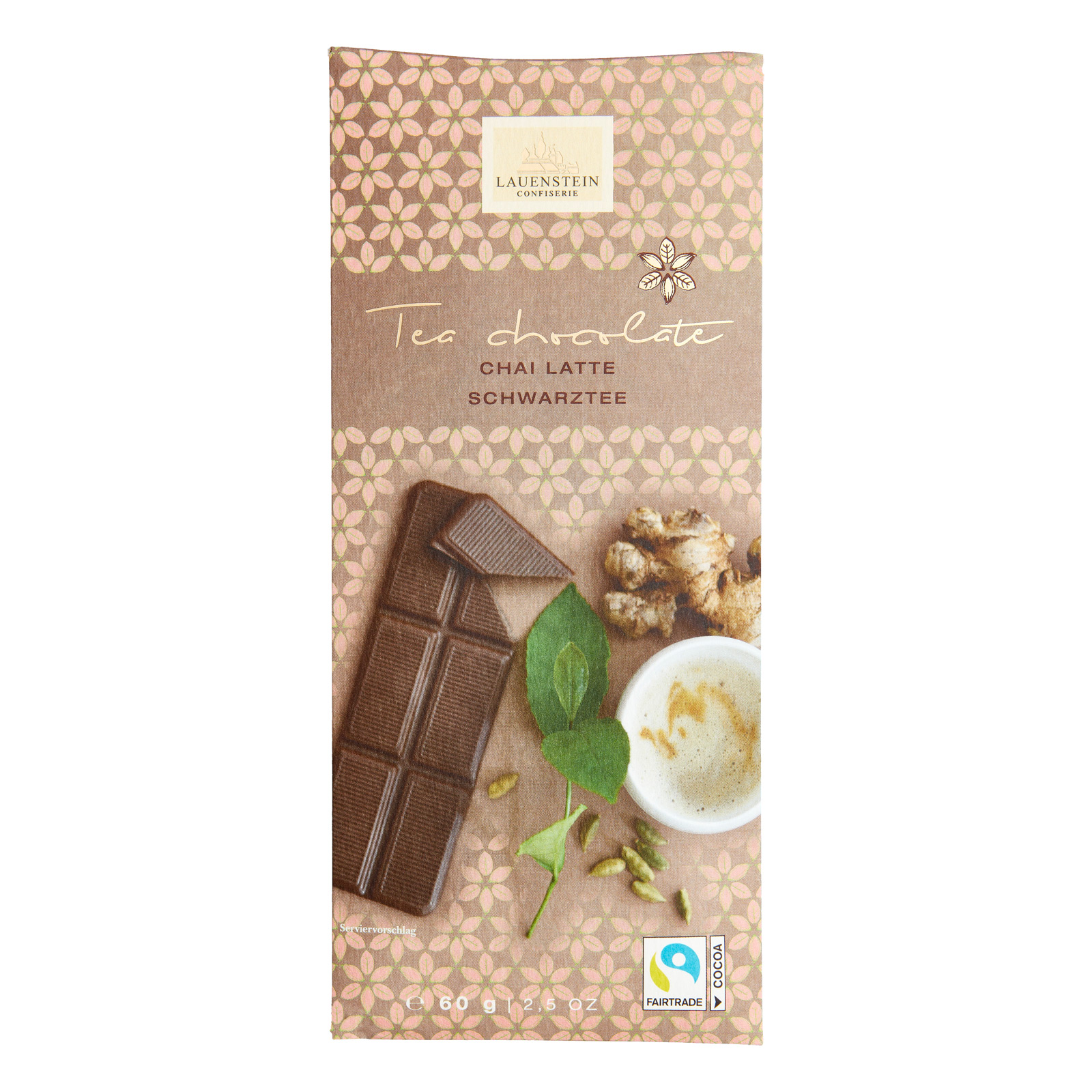 Teeschokolade Chai Latte Lauenstein 60g