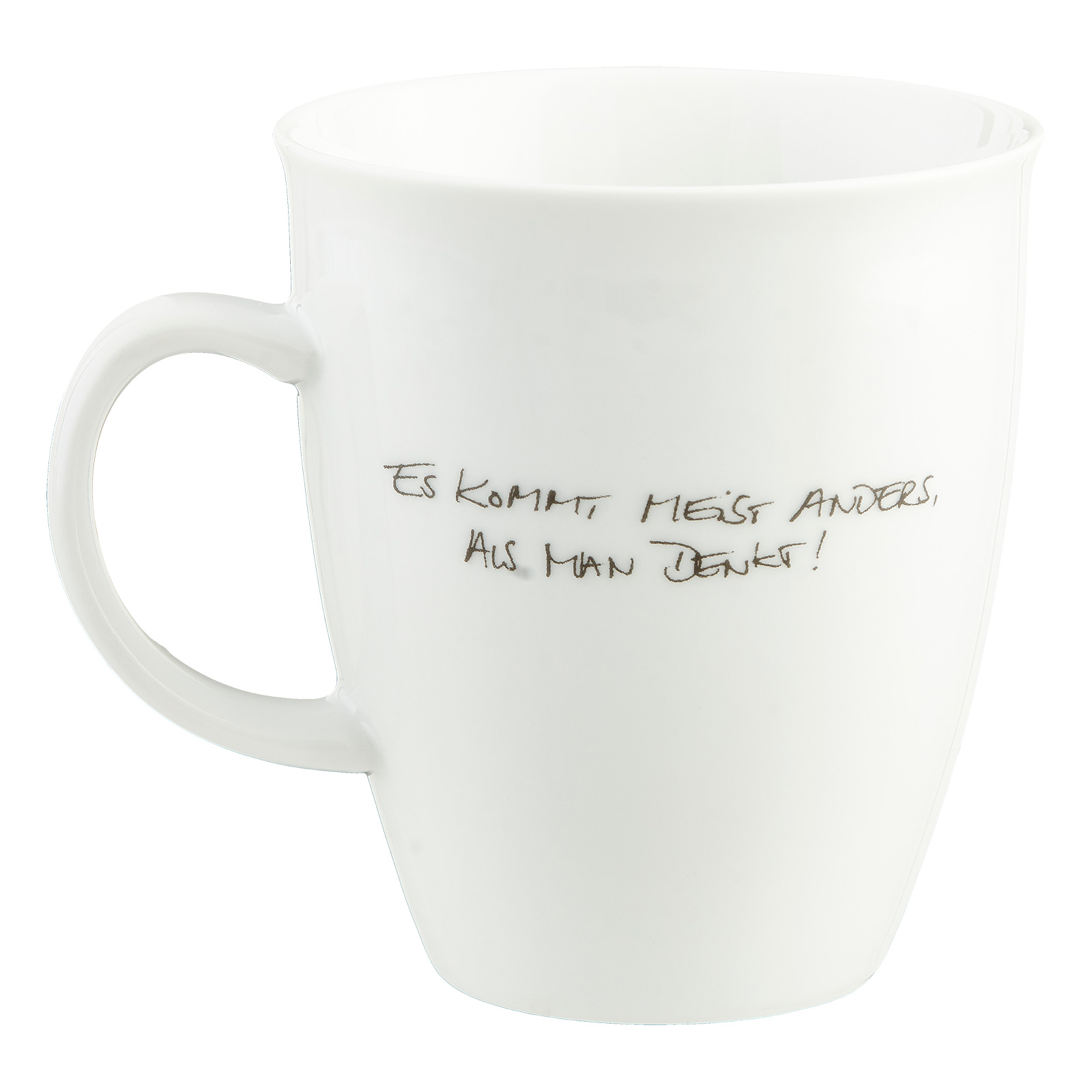Porzellanbecher "Es kommt anders" Stadtmusikanten